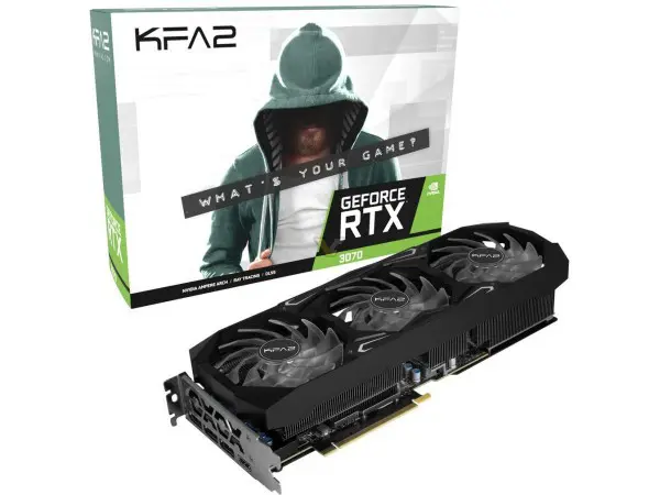 KFA2 GeForce RTX 3070 LHR 8GB SG (1-Click OC) price & specs in United States in 2024